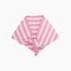Striped Triangle Heavyweight Scarf in Light Pink/Cream - Hauslife
