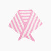 Striped Triangle Heavyweight Scarf in Light Pink/Cream - Hauslife