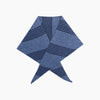 Striped Triangle Heavyweight Scarf in Navy/Denim - Hauslife