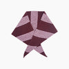 Striped Triangle Scarf in Berry/Pink - Hauslife