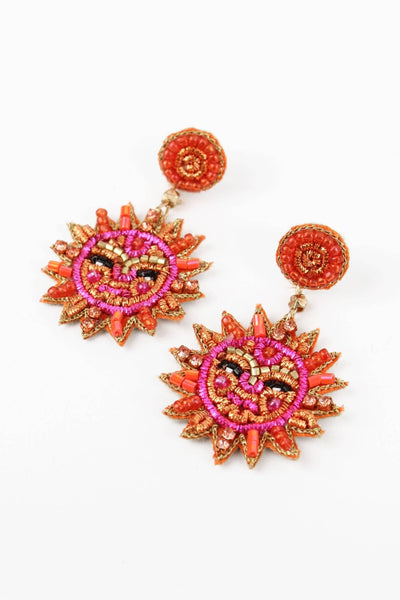Sun Face Earrings - Hauslife