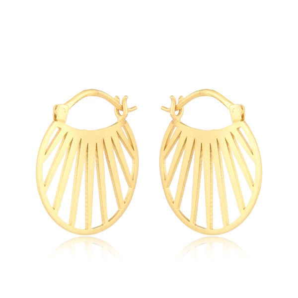 Sunburst Gold Earrings - Hauslife