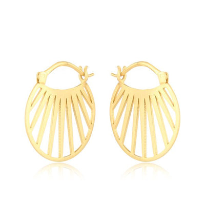 Sunburst Gold Earrings - Hauslife