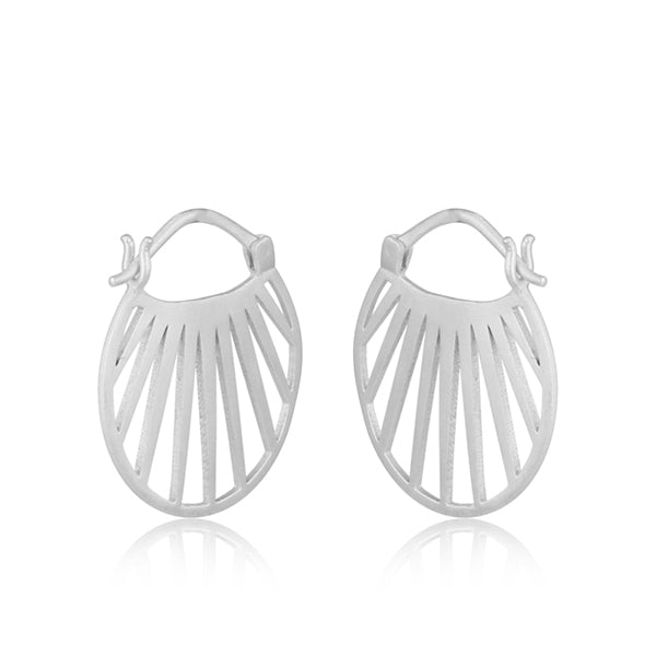 Sunburst Silver Earrings - Hauslife