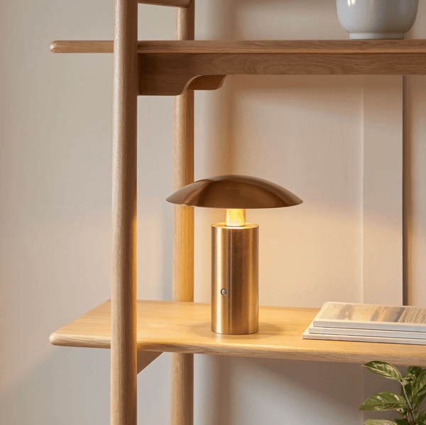 Sunset Rechargeable Table Lamp Brushed Gold - Hauslife