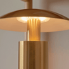 Sunset Rechargeable Table Lamp Brushed Gold - Hauslife