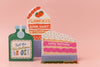 Super Sweet Birthday Cake Slice Card | Shaped Card - Hauslife