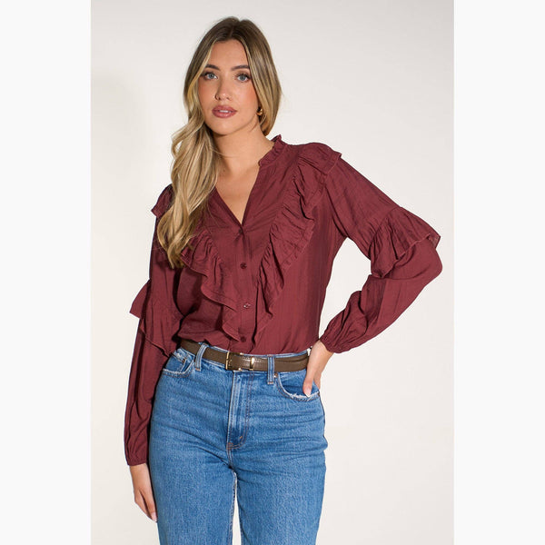 Susie Berry Ruffle Blouse - Hauslife