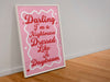 Taylor Swift blank space inspired print - Hauslife