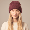 Textured Beanie Hat in Berry/Pink - Hauslife