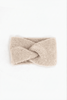 Textured Knitted Headband in Beige - Hauslife