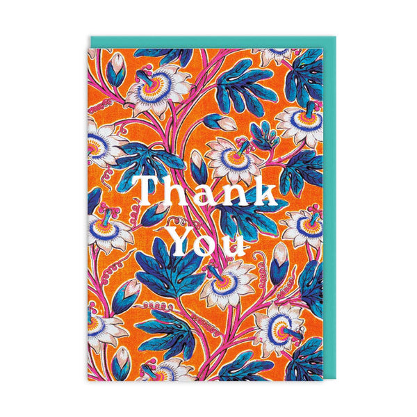 Thank You Passion Flower Greeting Card - Hauslife