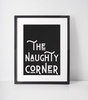 The naughty corner print - Hauslife