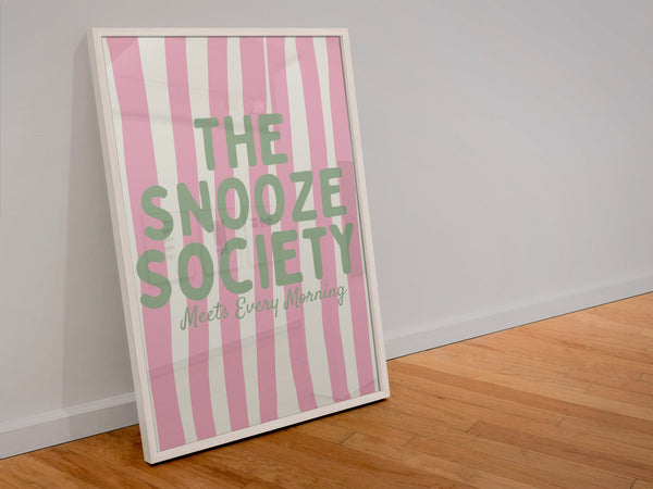 The Snooze Society Print - Hauslife