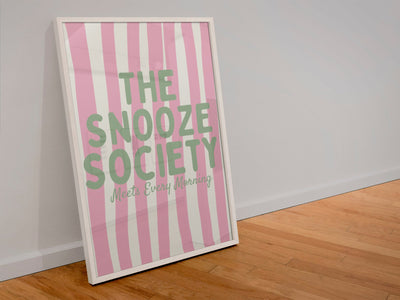 The Snooze Society Print - Hauslife