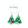 Tinsel Christmas Tree Earrings - Hauslife
