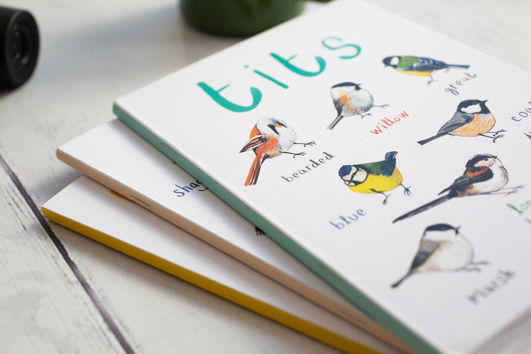 Tits A5 Recycled Bird Notebook - Hauslife