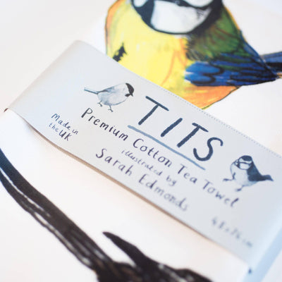 Tits Bird Cotton Tea Towel - Hauslife