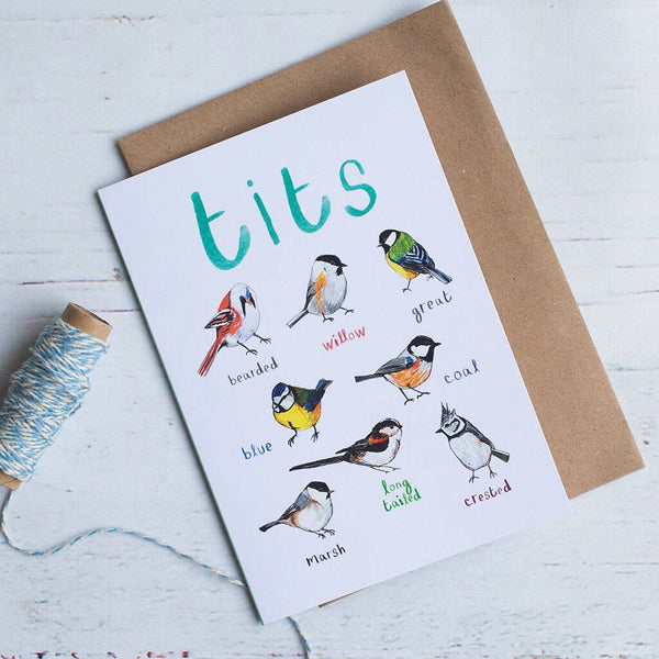 Tits Blank Bird Card - Hauslife