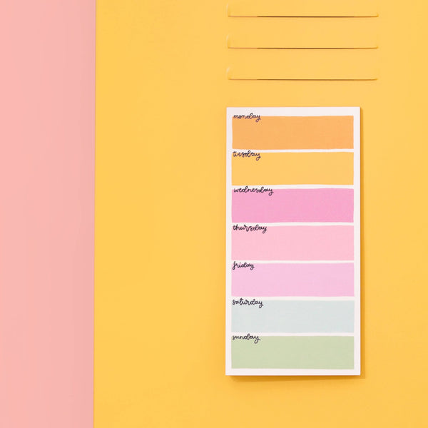 To do list - colourful days - Hauslife