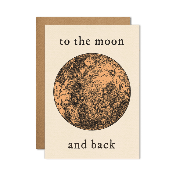 To The Moon And Back Card - Hauslife