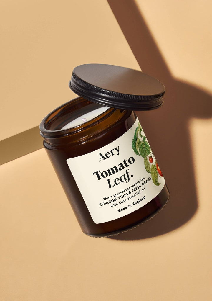Tomato Leaf Scented Jar Candle - Hauslife