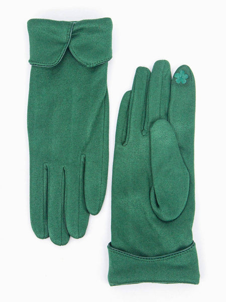 Tori Scalloped Cuff Gloves - Green - Hauslife