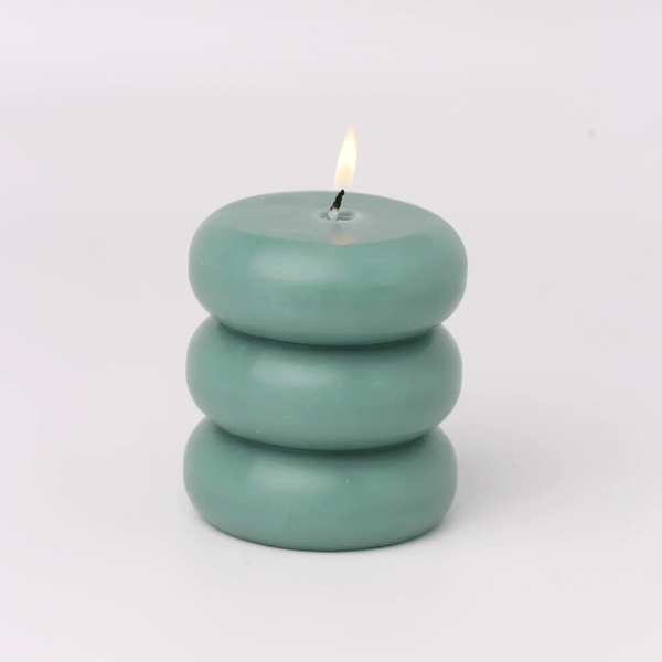Totem Candle (405g) - Green - Hauslife