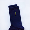 Toucan Socks | Ribbed Bamboo Socks | Deep Purple Socks - Hauslife