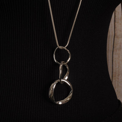 Tribal Hoop Long Pendant Necklace - Hauslife