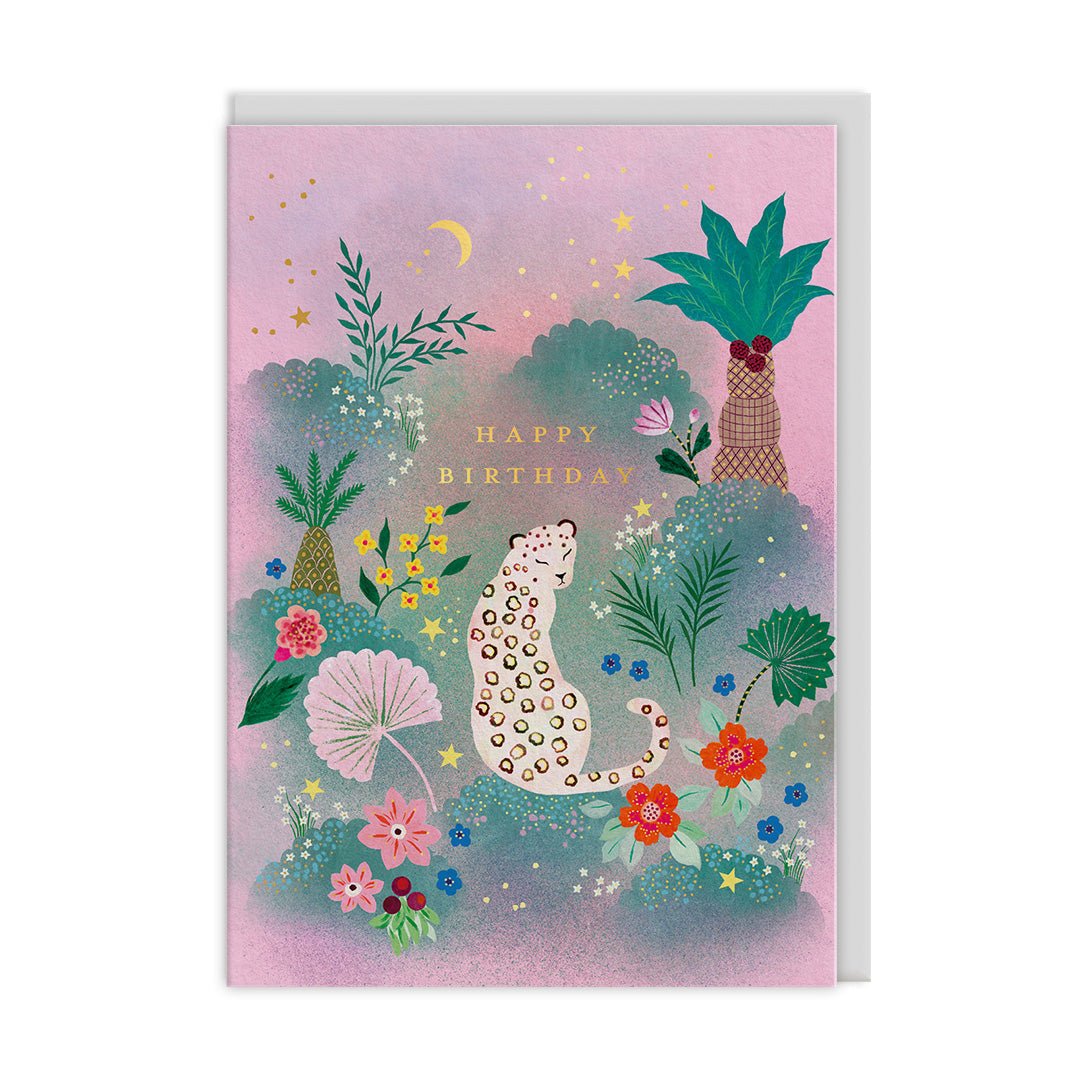 Tropical Leopard Greeting Card - Hauslife