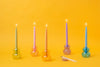 Twisted Taper Candles - Violet (Pack of 2) - Hauslife