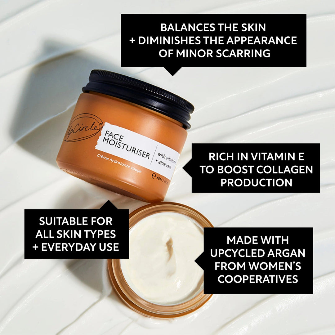 UpCircle Face Moisturiser with Vitamin E - Hauslife