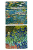 Van Gogh / Monet Reversible Silk Square Scarf - Hauslife