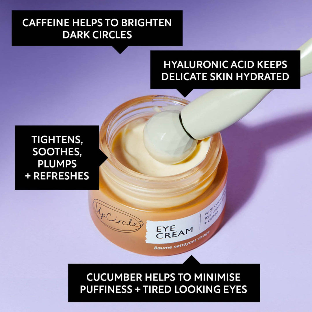 Vegan Hydrating Eye Cream with Hyaluronic Acid + Coffee Oil - Hauslife