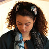 Velvet Embroidered Alice Band - Hauslife