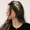 Velvet Embroidered Alice Band - Hauslife