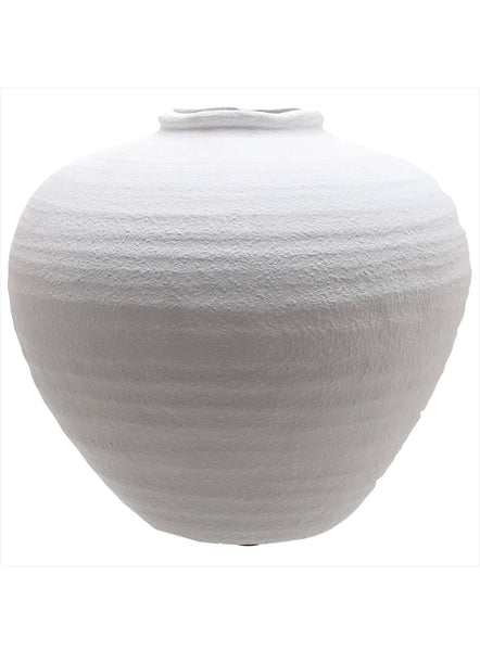 Walcot Matte White Ceramic Vase - Hauslife