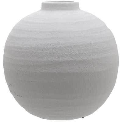 Walcot Matte White Globe Vase - Hauslife