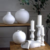 Walcot Matte White Globe Vase - Hauslife