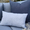 White Matchstick Ikat Cushion - Hauslife