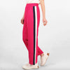 Wide Leg Double Stripe Trousers - Hot Pink - Hauslife
