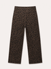 Wide Leg Leopard Print Jeans - Hauslife