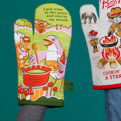 Wine In My Mouth Oven Mitt - Hauslife