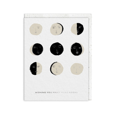 Wishing You Many More Moons Card - Hauslife