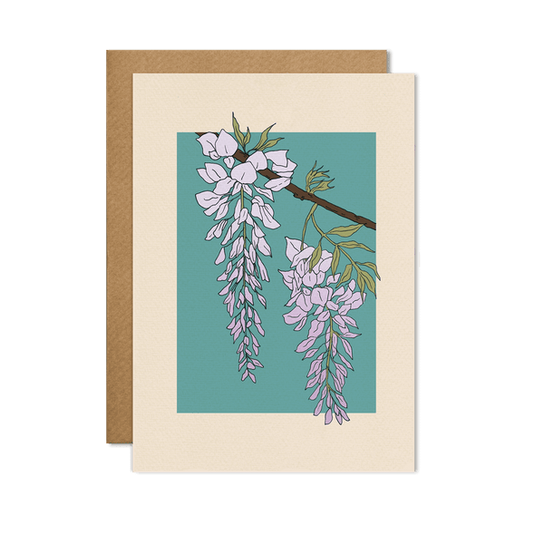 Wisteria Flower Card - Hauslife
