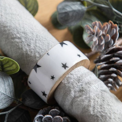 Wooden Star Napkin Rings - Hauslife