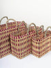 Woven Reed Basket - Violet - Hauslife