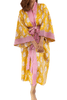 Yellow Tiger Stripe Cotton Kimono - Hauslife