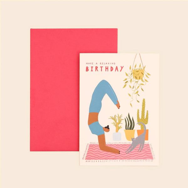 Yoga Birthday Card - Hauslife